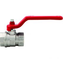 V lvula de esfera - Lat n - Hembra-hembra - Maneta plana roja 20X27 - PN30