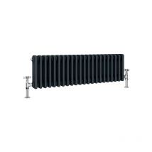 Traditional Anthracite 3 Column Radiators 300mm high 830mm wide