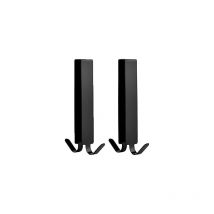 3 Crochets de Porte de Douche allongés en Paquet,Crochets de Porte pour Crochets de Porte de Douche en Verre sans Cadre. Crochets Porte-Serviettes