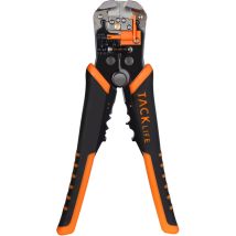 Todot - 3 en 1 Pince à Dénuder Automatique, Pince à Sertir, pour Câbles 0.2-6 mm², Coupeur Câble Fil Corde, Outil Sertissage- MWS02
