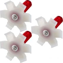 3 Ensembles Condenseur Fin Redresseur ac Fin Peigne Climatiseur Radiateur pour Nettoyage Radiateur Évaporateur