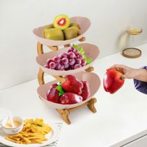 3 Étages Fruits Etagere Bol De Fruits Assiette De Fruits Légumes Stand Fruits Etagere