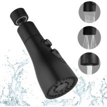 3-funktions-wasserhahn-luftsprudler – Küchenarmatur-adapter, 360° Drehbarer Wassersparfilter, Spritzwassergeschützt, Universeller Badezimmer-