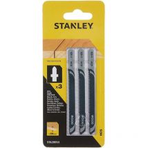 Hojas hcs para sierra de calar para madera x3 70mm Stanley STA20053-XJ