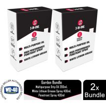 3-en-un - 3-IN-ONE Garden Bundle Drip Oil, Penetrant Spray & Lithium Grease Spray, 2 Pack