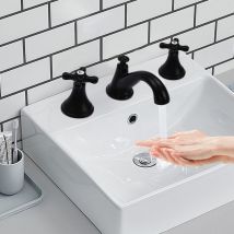 3-loch-badewasserhahn Wasserhahn Tischplatte Waschtisch-mischbatterie Armatur