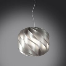 3 Luici Silberanhänger aus verchromtem Metall Cm. 72 x 70 Std