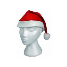 Pms International - 3 Pack Traditional Santa / Father Christmas Hats with Bobble Xmas Festive