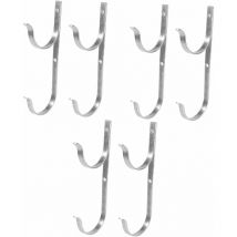 3 Paires Autre Résistant Et Accessoires Tige Télescopique Suspendu Spa De Nage Brosses Anti-Humidité Perche Aspirateur Râteaux Muraux