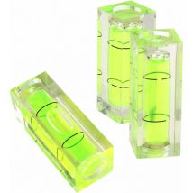 3 Pcs 15 x 15 x 40 mm Carré Niveau à bulle en acrylique Coque Niveau à bulle - Lablanc