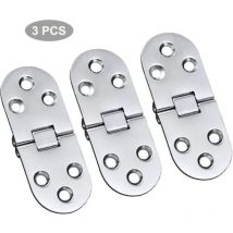 Tuserxln - 3 pcs Alliage Charnières De Table Acier Inoxydable Charnières Porte Pliant Rabat Charnières Table Charnières Pliante Charnieres Alliage
