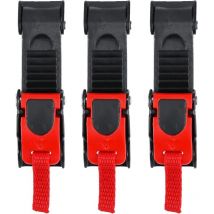 3 Pcs Boucle de Casque de Moto, Boucles Attache Rapide avec Sangle pour Casque Moto/Vélo