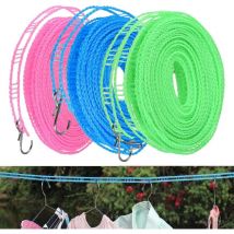 Linghhang - 3 Pcs Corde Linge Coupe-Vent - Corde Linge Nylon - Corde Linge Portable - Corde à Linge Coupe-Vent,Conçu pour l'extérieur, l'intérieur,
