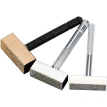 3 Pcs Dressage Meule,Dresseuse de meules manuelle,Meule diamantée avec long manche antidérapant,Outils de dressage des meules