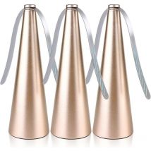 3 pcs Fly Fan for Table Picnic Gold Fly Fan Outdoor Food Fruit Fans for Indoor Outside Meal Table Fly Fan for Restaurant Home Party