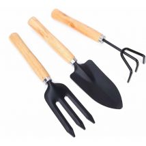 3 pcs Outils de Jardin,Ensemble Outils Jardinage,Outils de Bonsaï,Mini Jardinage Outils pour Pot de Jardin, Plantes et semis