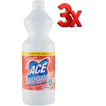 3 Pezzi ACE Candeggina Pavimenti 1L Con Candeggina Gusto Blu Eucalipto 21297