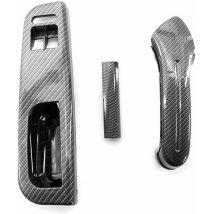 3 Pieces 1999-2005 Volkswagen Golf Mk4 2 Interior Door Handle Deflector Set Carbon Fiber Replacement Parts