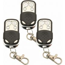 Er-siice - 3 pièces 433.92Mhz Universel Copie Sans Fil Télécommande Porte-clés Émetteur rf pour Clone Porte De Garage Ouvre-porte 433Mhz Duplicateur