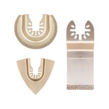 3 pièces ensemble de lames de scie oscillantes, outil multifonction, segment oscillant outil