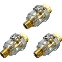 Kcvv - 3 Pièces Mini-graisseur, Accessoires pneumatiques, Pneumatique Graisseur,Ligne Graisseur, Lubrificateur de Machine pneumatique,pour Outil