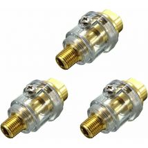 3 Pièces Mini-graisseur, Accessoires pneumatiques, Pneumatique Graisseur,Ligne Graisseur, Lubrificateur de Machine pneumatique,pour Outil pneumatique