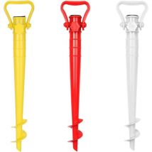 3 Pièces Porte Parapluie De Plage, Ancrage Au Sol pour Parasol, Ancre De Sable De Parapluie De Plage, pour Parasol De Jardin, Mangeoires d'oiseaux,