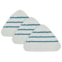 Rnemitery - 3 piezas, cubiertas de microfibra para trapeador a vapor, accesorios, paños universales, triángulo lavable