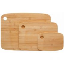 3 planches à découper en bambou