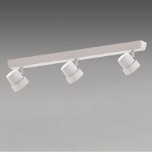 Cristalrecord - 3-Punkt-Lichtstreifen moka blanco / mate 002-2150-3-125