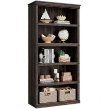 Lunsy - 3-regal, Modernes Freistehendes Ausstellungsregal, 40'' Hohe Freistehende Holzregale Mit Offenem Fach, Regal Wohnkultur Möbel Für Büro, 