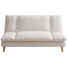 Sofa Mit 3 Plätzen In Beigem Stoff Umwandelbar Vasco