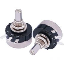 Gotrays - 2 stücke RV24YN20S B102 Potentiometer 1K ohm Carbon Film Drehpotentiometer Einzelpotentiometer A03-6mm RV24 B102 + A03