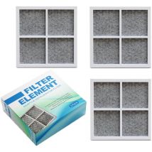 3 Stück LG-LT120F Luftfilter für Kühlschrank, Kompatibel mit LG Pure N Fresh ADQ73214405 ADQ73214404 ADQ73214408, Fresh Air Ersatz-Luftfilter,