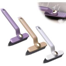 Sjqka - 3 Stücke Hartborsten Eckenreinigungsbürste,360° Rotierende Fugenreinigungsbürste, Pure Clean Bürste mit V-förmigem Bürstendesign für