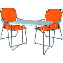 3-teiliges Campingmöbel Set 70x50x59cm-DMC330870+2xDPO2600O
