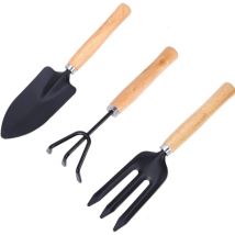 3-teiliges Mini-gartenwerkzeug-set, Gartenset Mit Kleiner Schaufel, Spaten Und Kleinem Rechengriff Für Gartenpflanzen Im Innen- Und Außenbereich