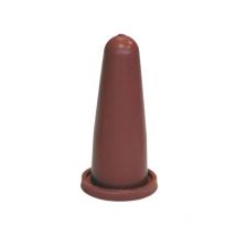 Tetiblue - 3 tétines pour socle caoutchouc naturel rouge