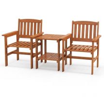 3 tlg bistro set aus holz mit 2 stuhlen tisch loch fur sonnenschirm sitzgarnitur sitzgruppe 88305592 88305592 88305592 88305592 88305592