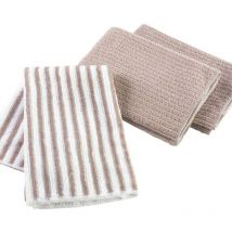 3 Torchons microfibre Cuistot Taupe