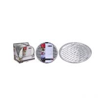 Markenlos - Plateaux de barbecue ronds pour barbecue 3 pièces
