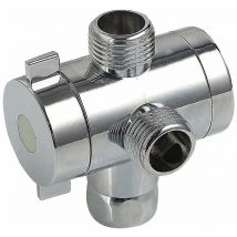 3-way T-adapter for bathtub shower mixer diverter valve connection 11
