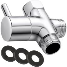 3-wege-ventil G1/2", Massives Messing, Handbrausegarnitur, Universalzubehör