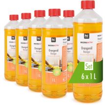 6 x 1 l Microactiv Orangenöl Reiniger Konzentrat