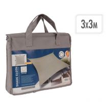 Ambiance - 3 X 3 M Taupe Segelmarkise
