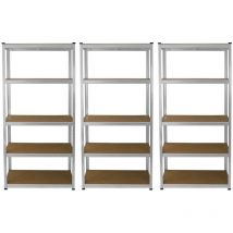 3 x E-Rax Galvanised Racking Units