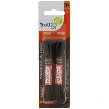 3 x lacets ronds marron cm 90 2 paires