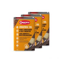 3 x Owatrol Owatrol oil Additivo Antiruggine multifunzionale vernice 1 lt