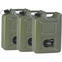 3 x Profi-Kraftstoffkanister 20 l nato-oliv, UN-Zulassung