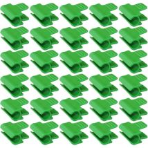 30 Greenhouse Film Clips, Greenhouse Fasteners, 11mm Greenhouse Clip, Plant Clips, Plastic Net Tunnel Hoop Clip, for Greenhouses, Plant Extension